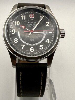 Wenger Swiss Military Mens Watch: GMT 7902X Field Working